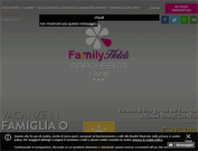 Tablet Screenshot of hotelmargherita.net